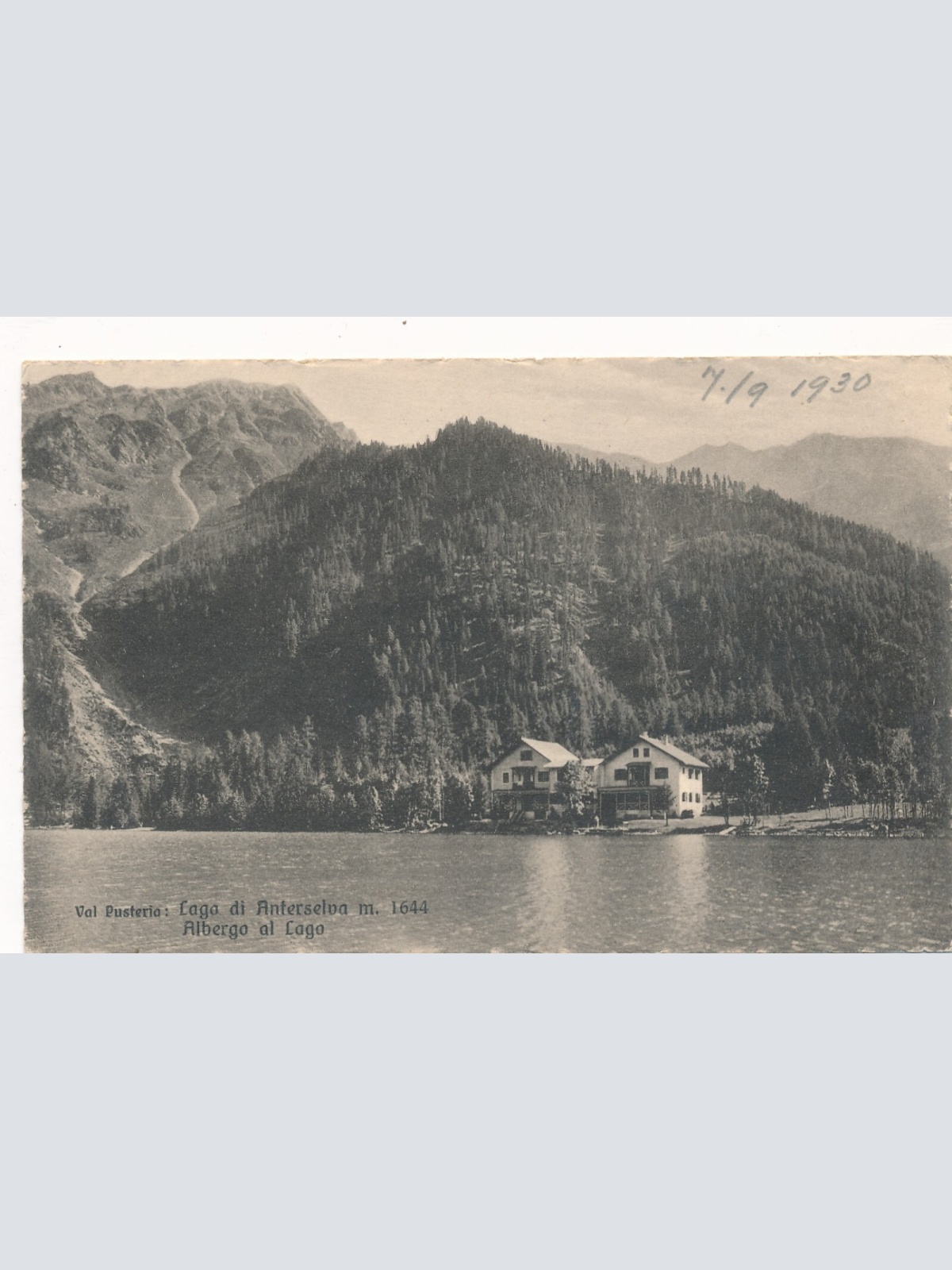 AK aus Lago di Anterselva Albergo al Lago Italien (7764)