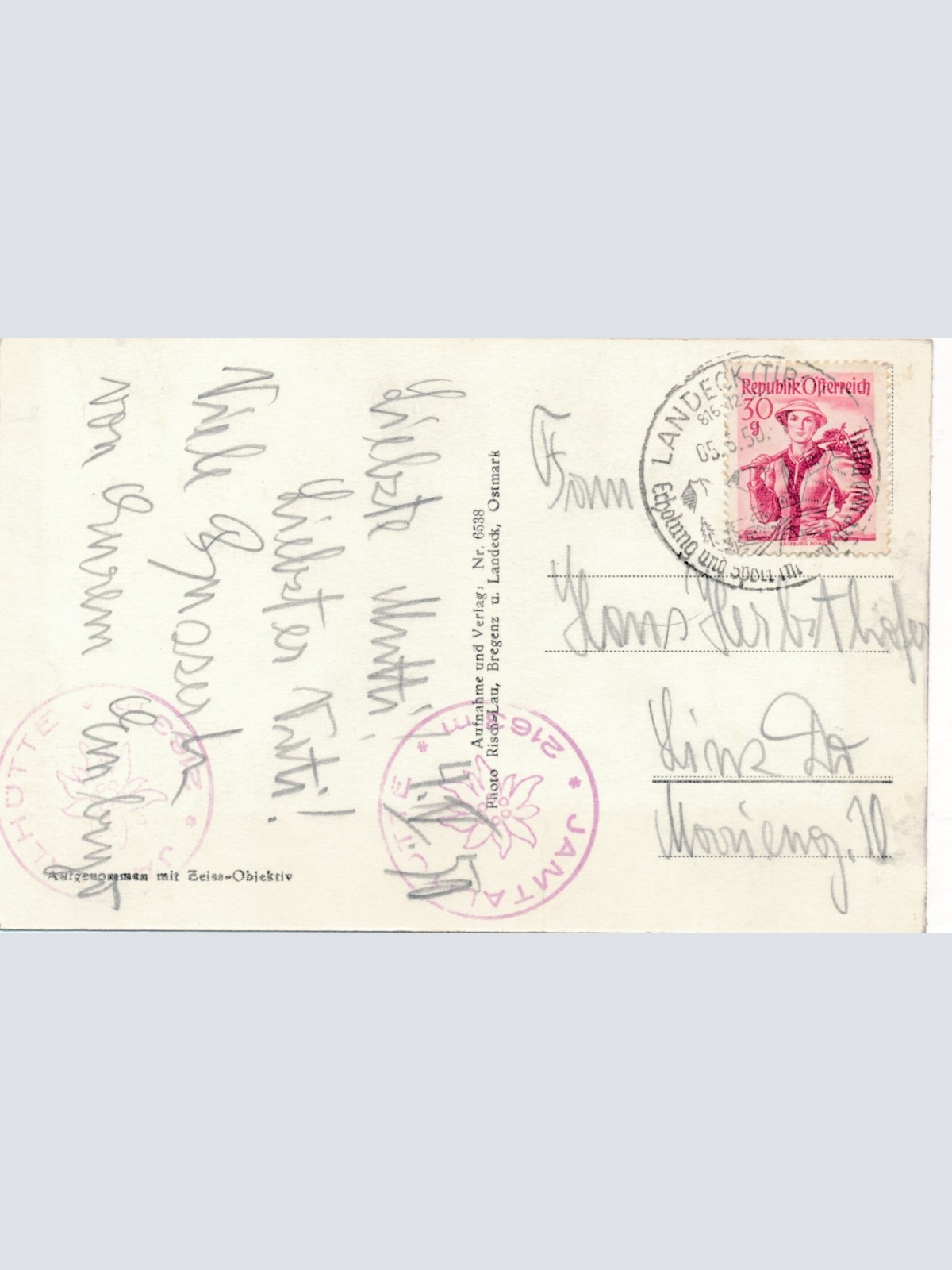 AK aus Galtür mit Ballunerspitze Tirol (7919)