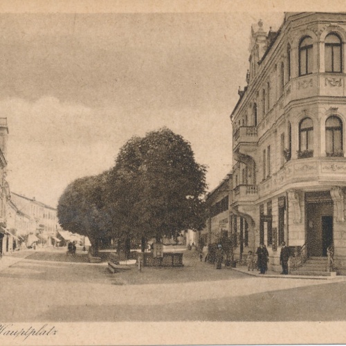 AK aus Bad Hall Hauptplatz Oberösterreich (7591)