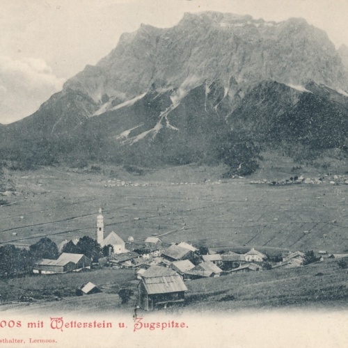 AK aus Lermoos mit Wettsetin Tirol (7961)