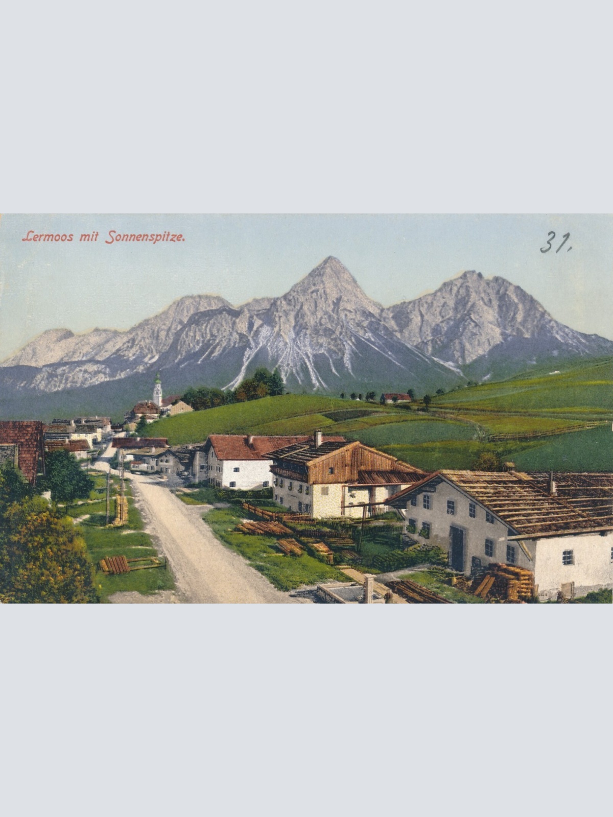 AK aus Lermoos und Sonnenspitze Tirol (7963)