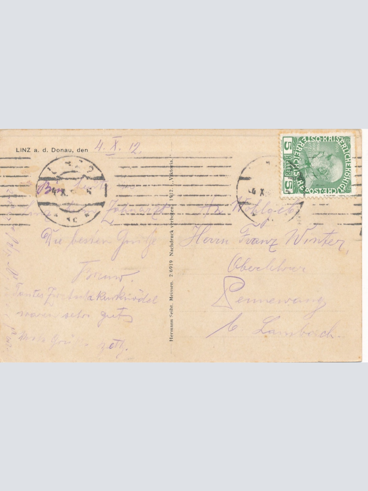 AK aus Linz an der Donau Oberösterreich (7939)