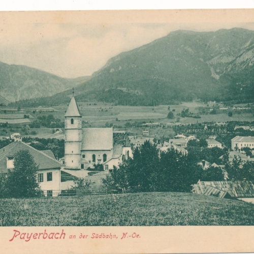 AK aus Payerbach Niederösterreich (7863)