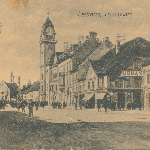 AK aus Leibnitz Hauptzplatz Steiermark (7527)