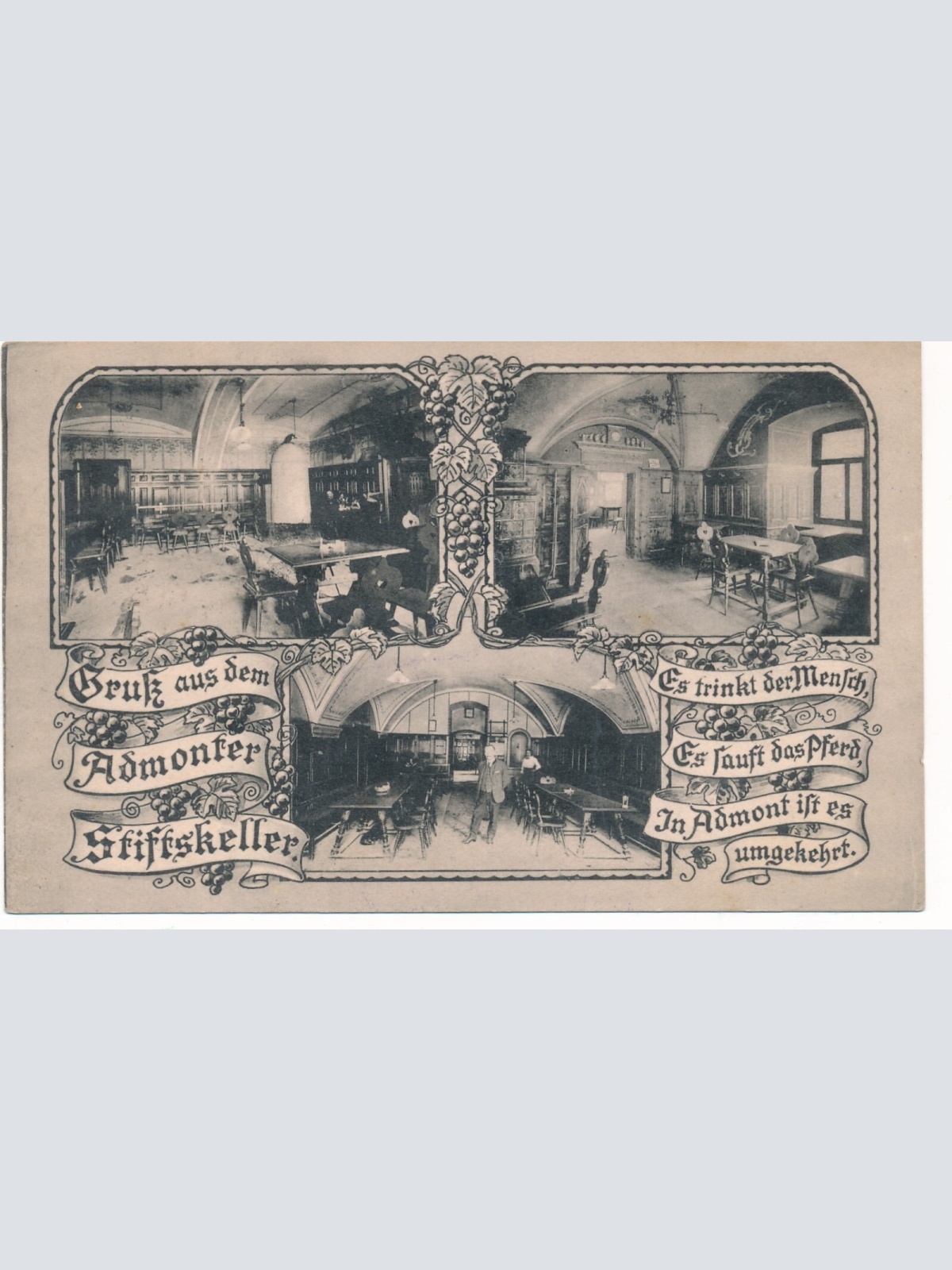 AK gruss aus dem Admont Stiftskeller Steiermark (7528)