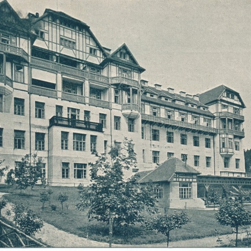 AK aus Grimmenstein mit Heilanstalt Niederösterreich (7855)