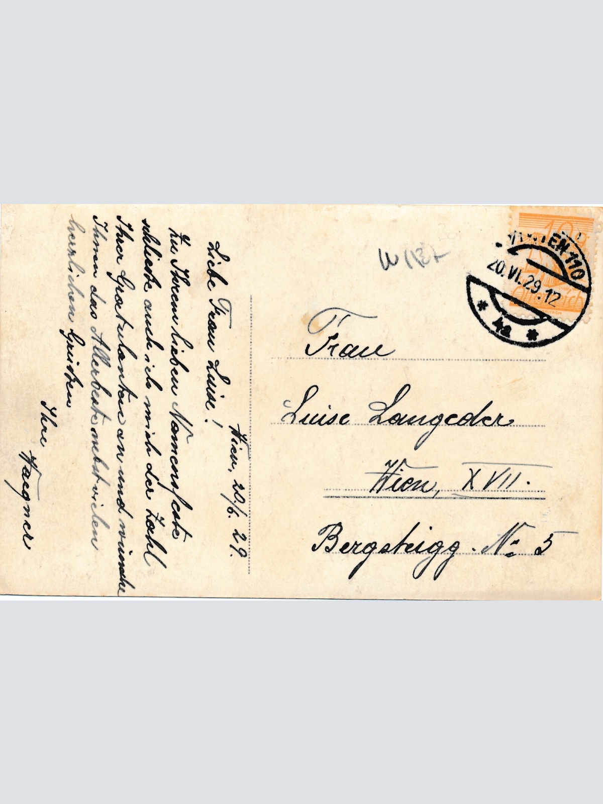 AK aus Wien Festzug der Gewerbe (7554)