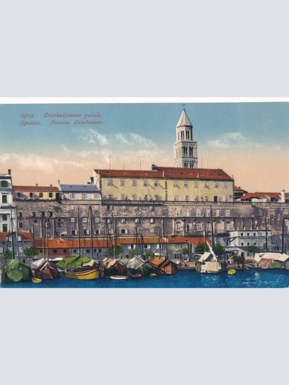 AK aus Split - Spalato Palazzo Diocleziano Kroatien (7558)