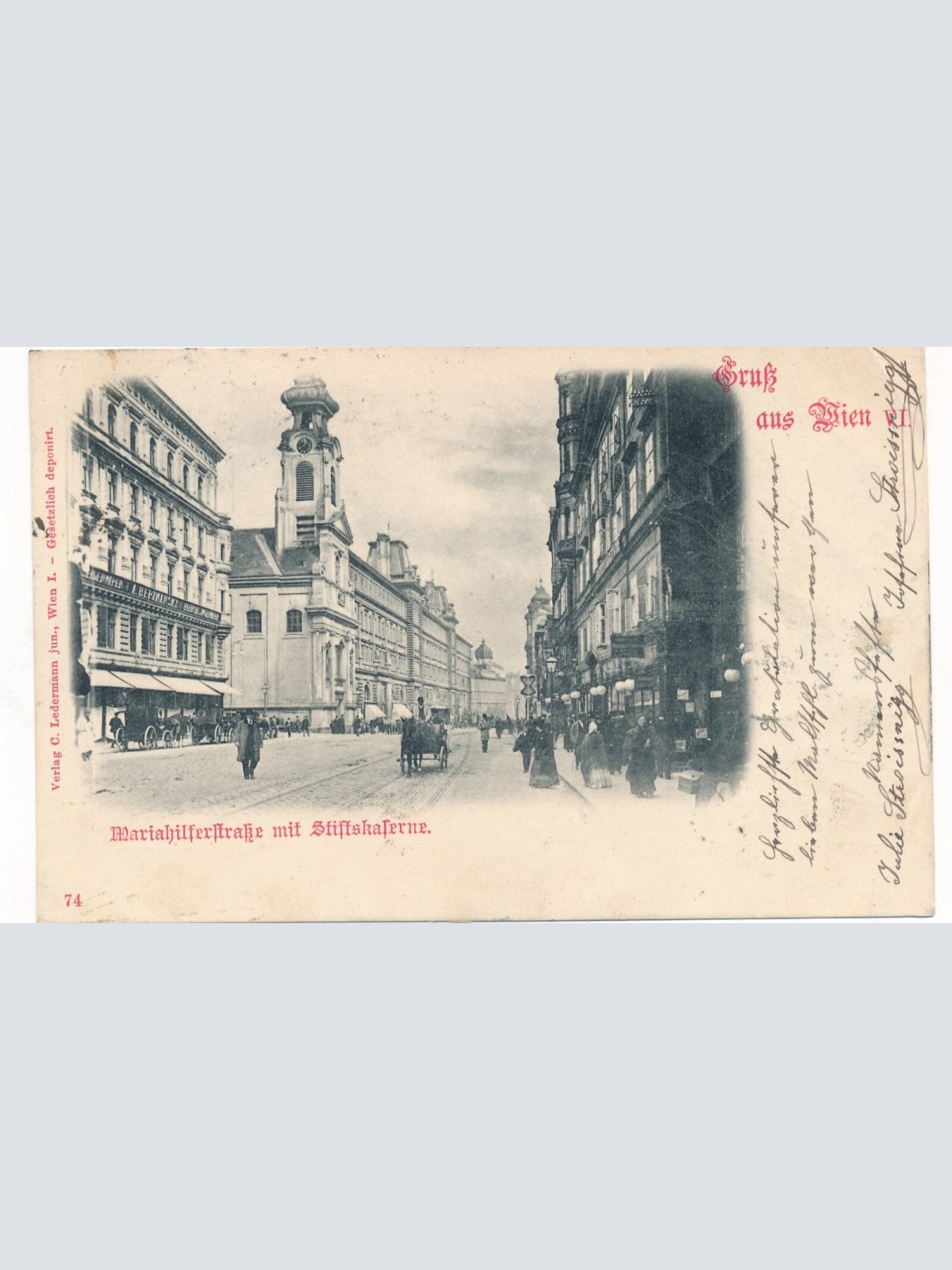 AK aus Wien mit Mariahilferstraße Wien (7549)