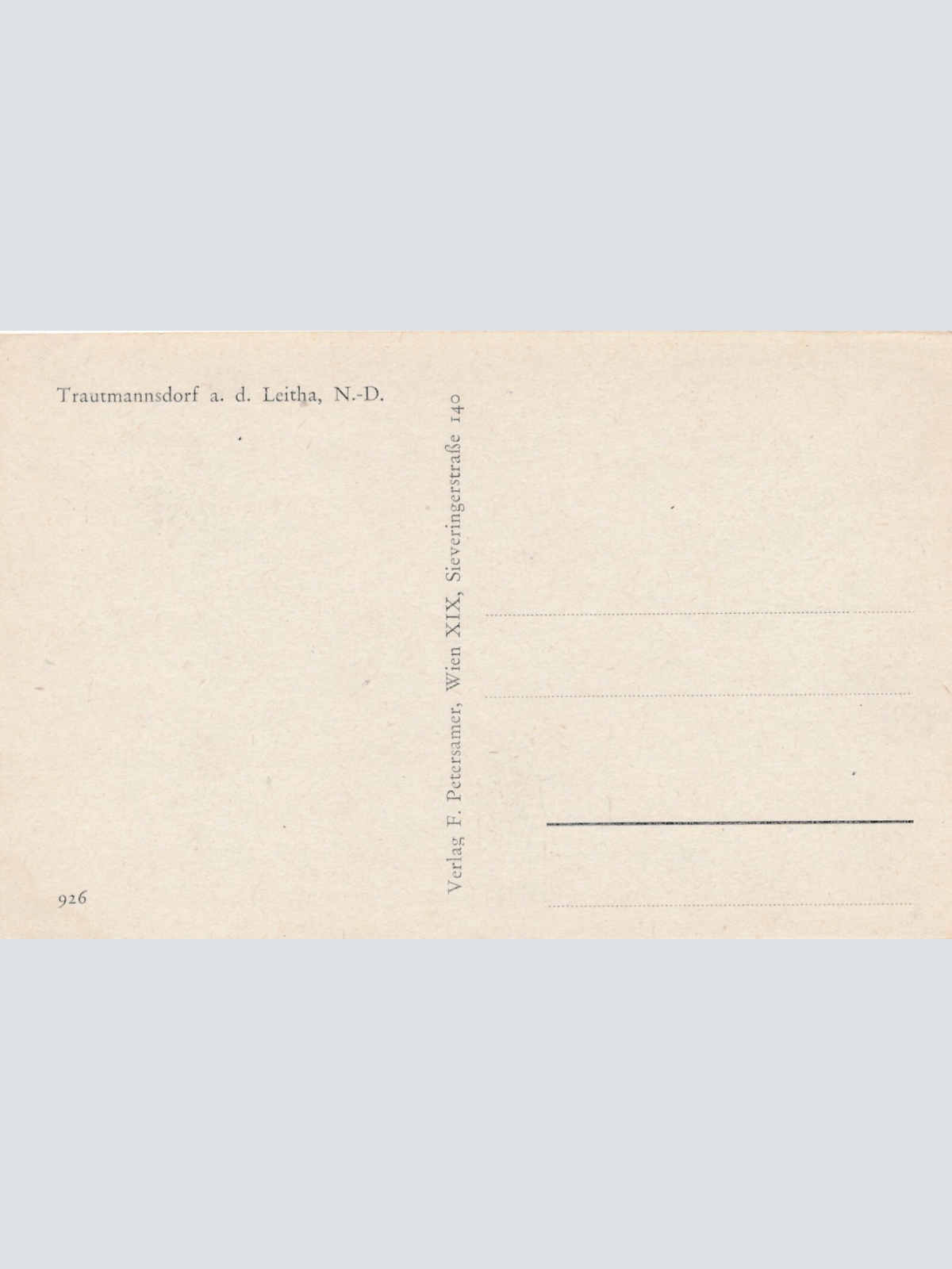 AK aus Trautmannsdorf Niederösterreich (7876)