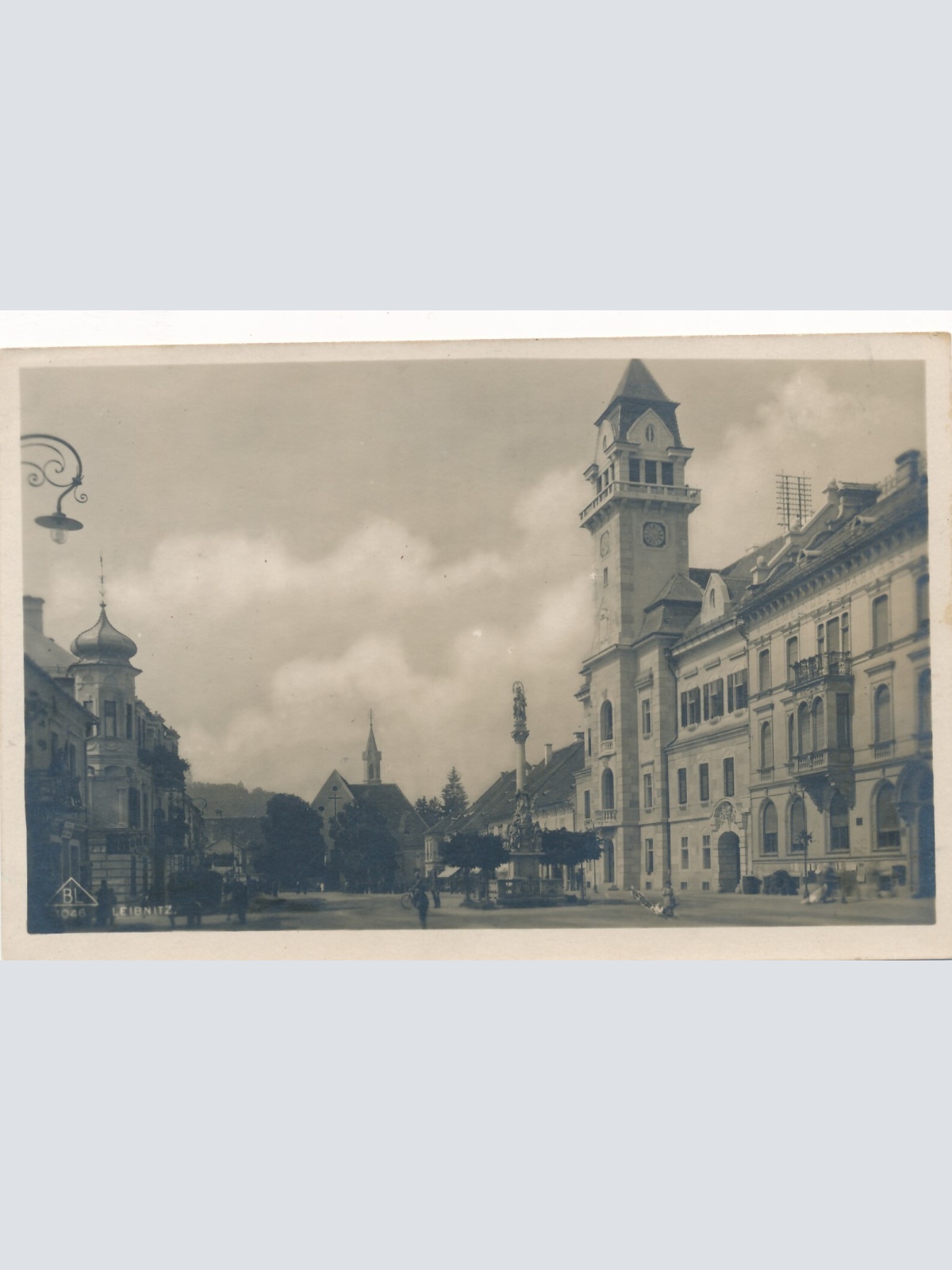 AK aus Leibnitz Marktplatz Steiermark (8069)