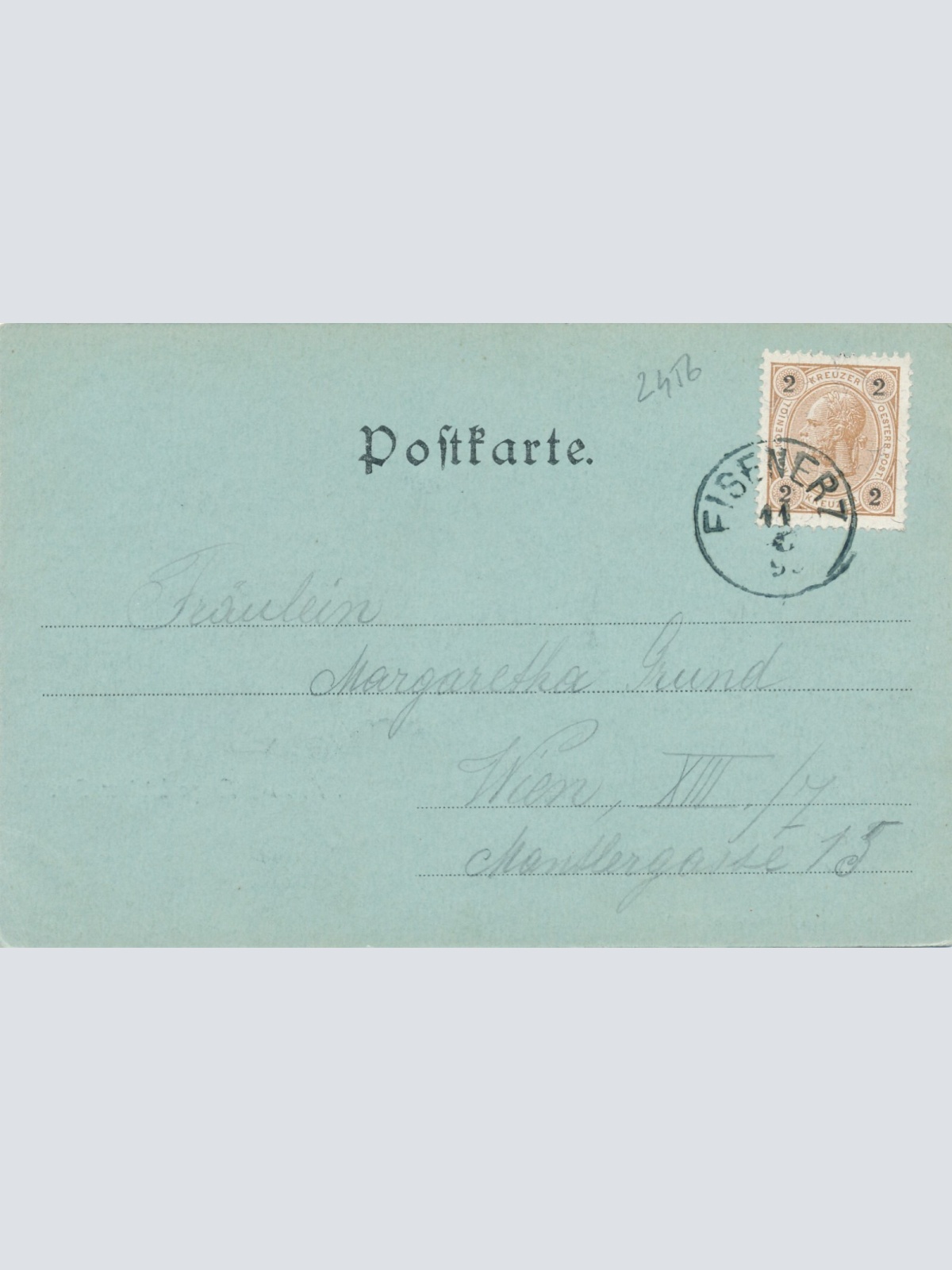 Mondschein - Karte vom Leopoldsteiner See Steiermark (8058)