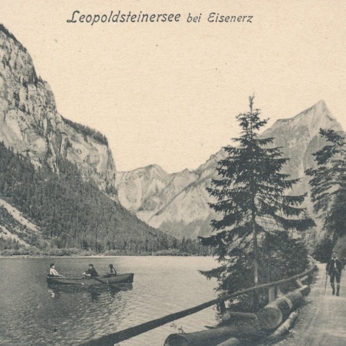 AK vom Leopoldsteiner See bei Eisenerz Steiermark (8059)