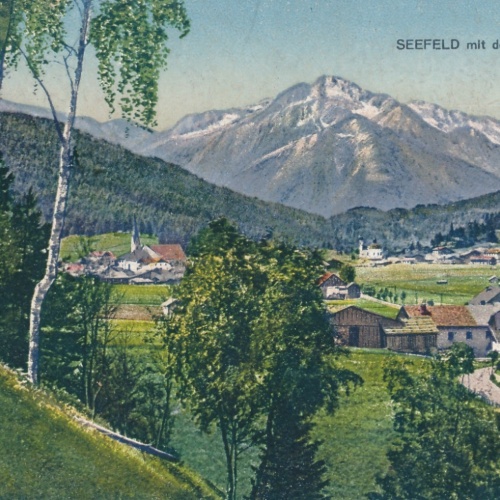 AK aus Seefeld mit dem Hocheder in Tirol Ansichtskarte (7843)