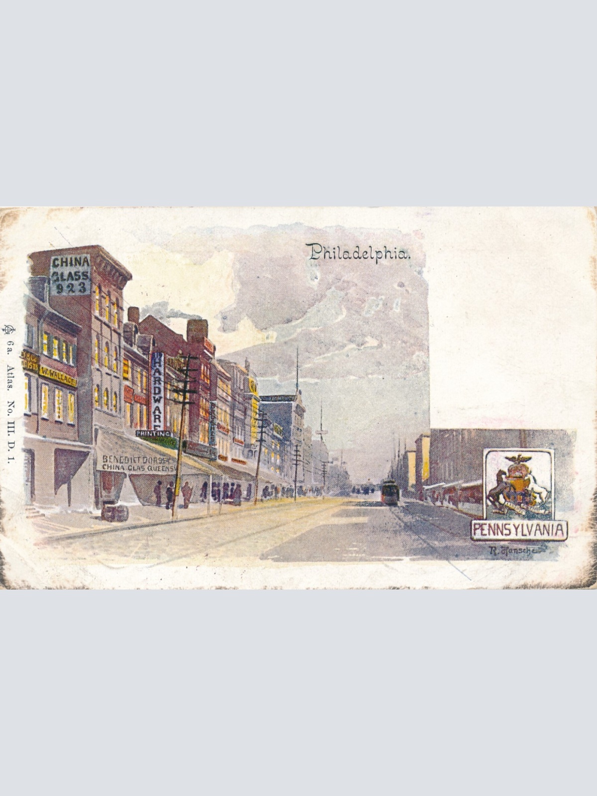 AK aus Philadelphia Pennsylvania mit China Class USA (6533)