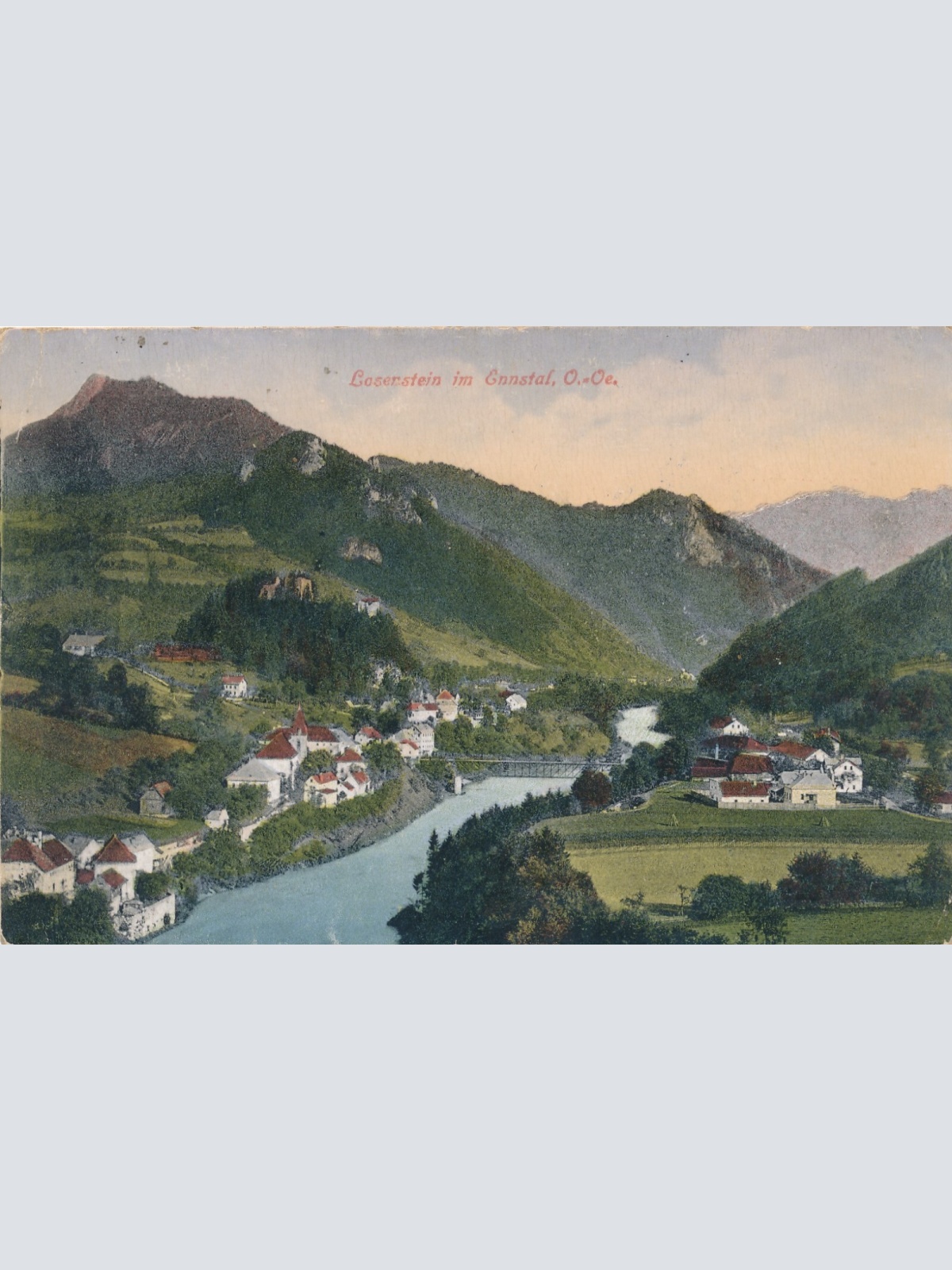 AK aus Losenstein im Ennstal Oberösterreich Ansichtskarte (8235)