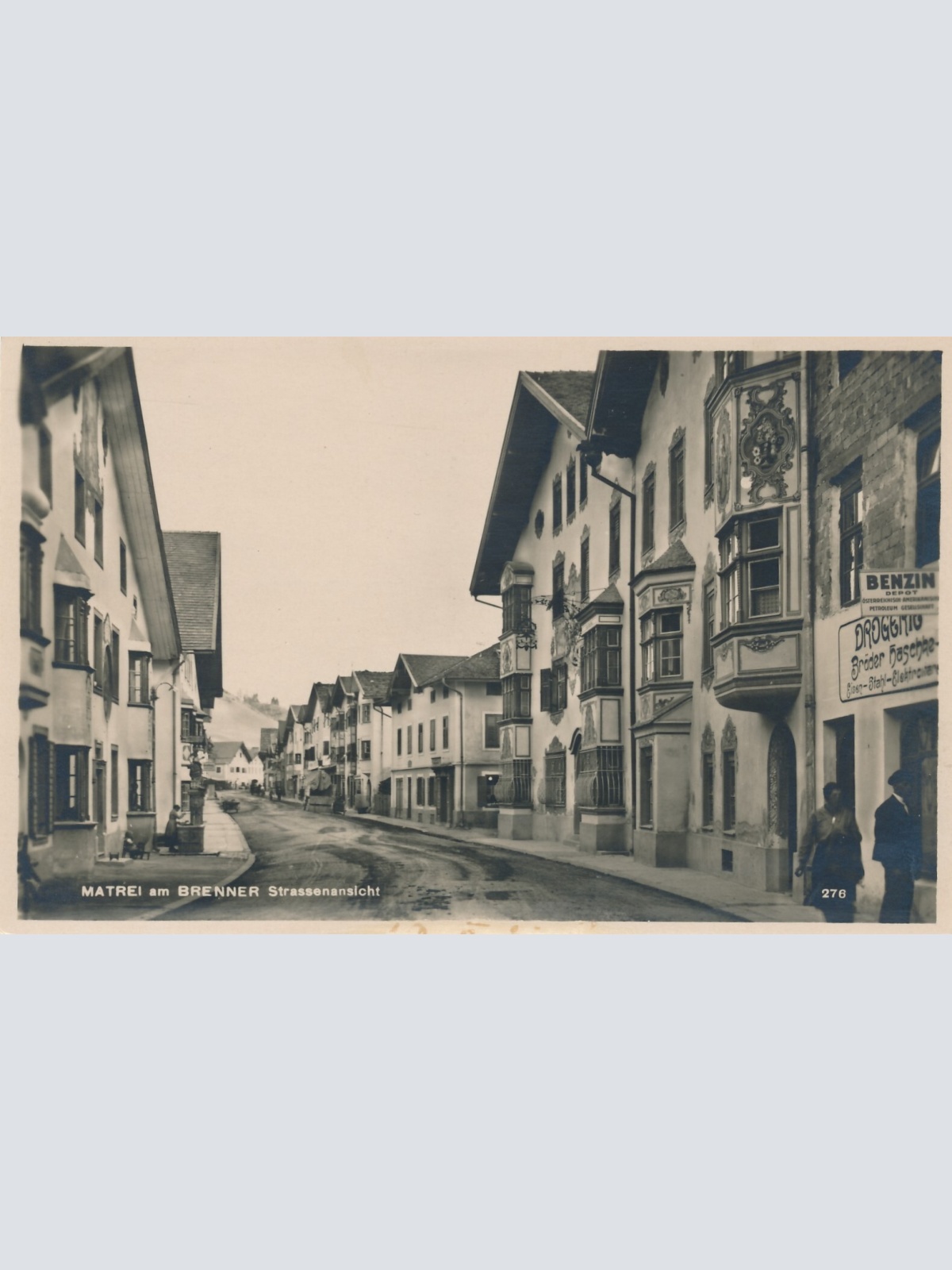 AK aus Matrei am Brenner Strassenansicht Tirol (6543)