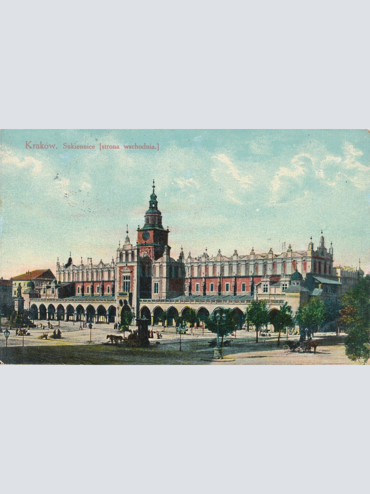 AK aus Krakau - Krakow Sukiennice Polen Ansichtskarte (8240)