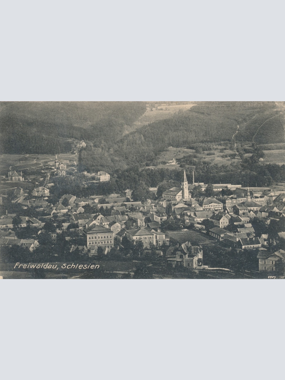 AK aus Freiwaldau Schlesien Tschechoslowakei Ansichtskarte (8241)