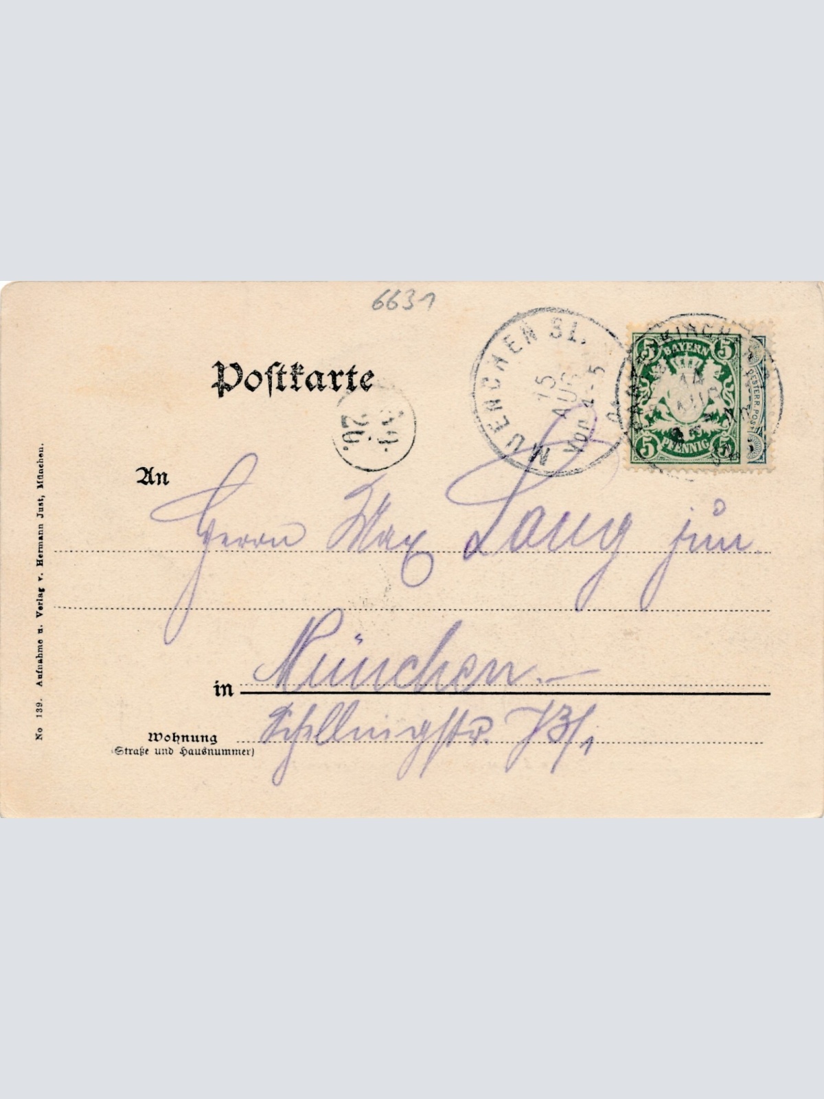 AK aus Lermoos mit Straße Tirol (6547)