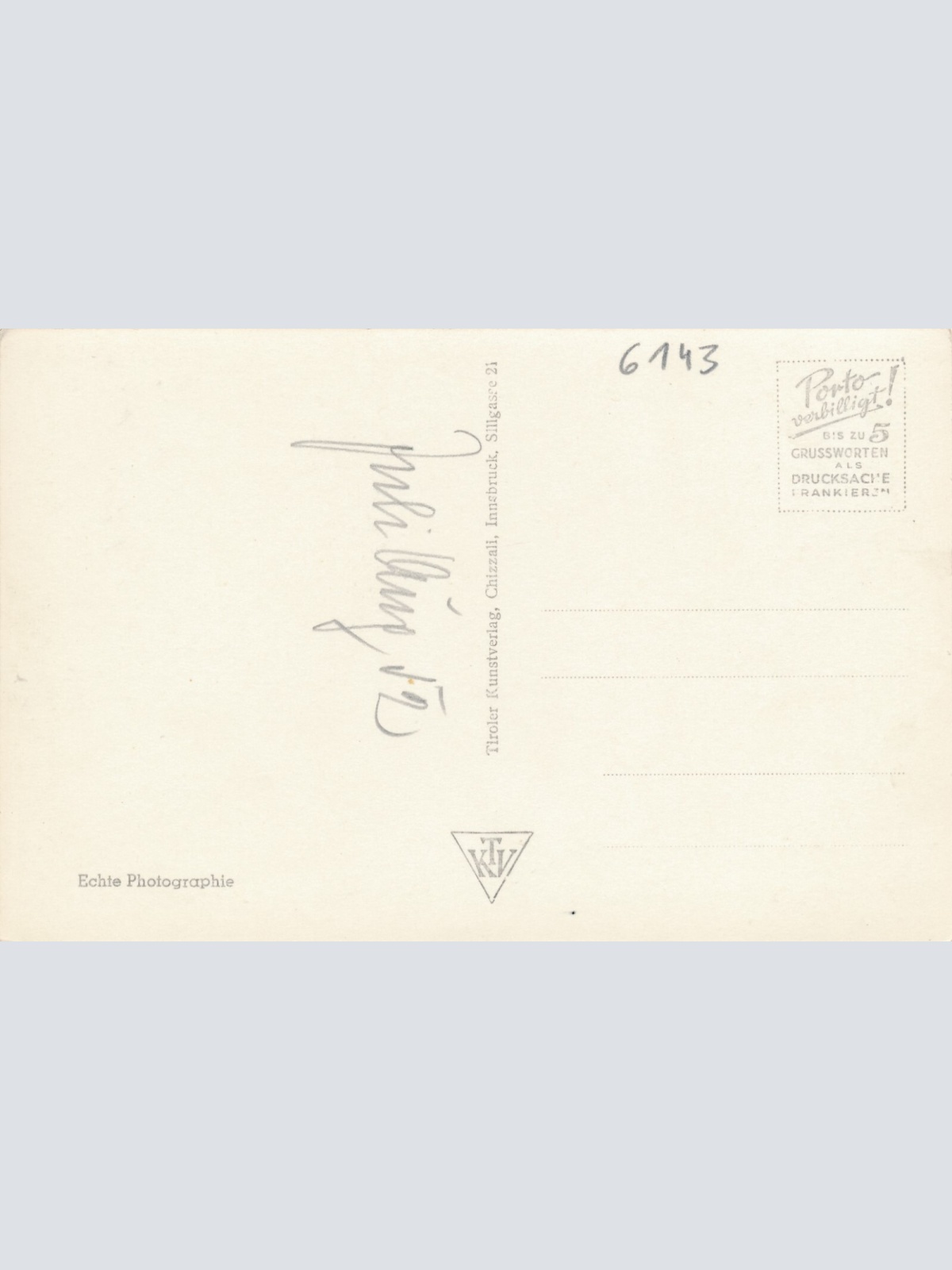 AK aus Matrei am Brenner mit Gasthof und Pension Katzbach Tirol (6544)