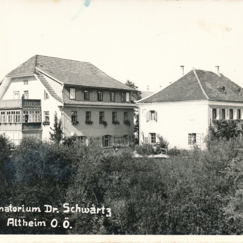 AK aus Altheim Sanatorium Dr.Schwartz Oberösterreich Ansichtskarte (8222)