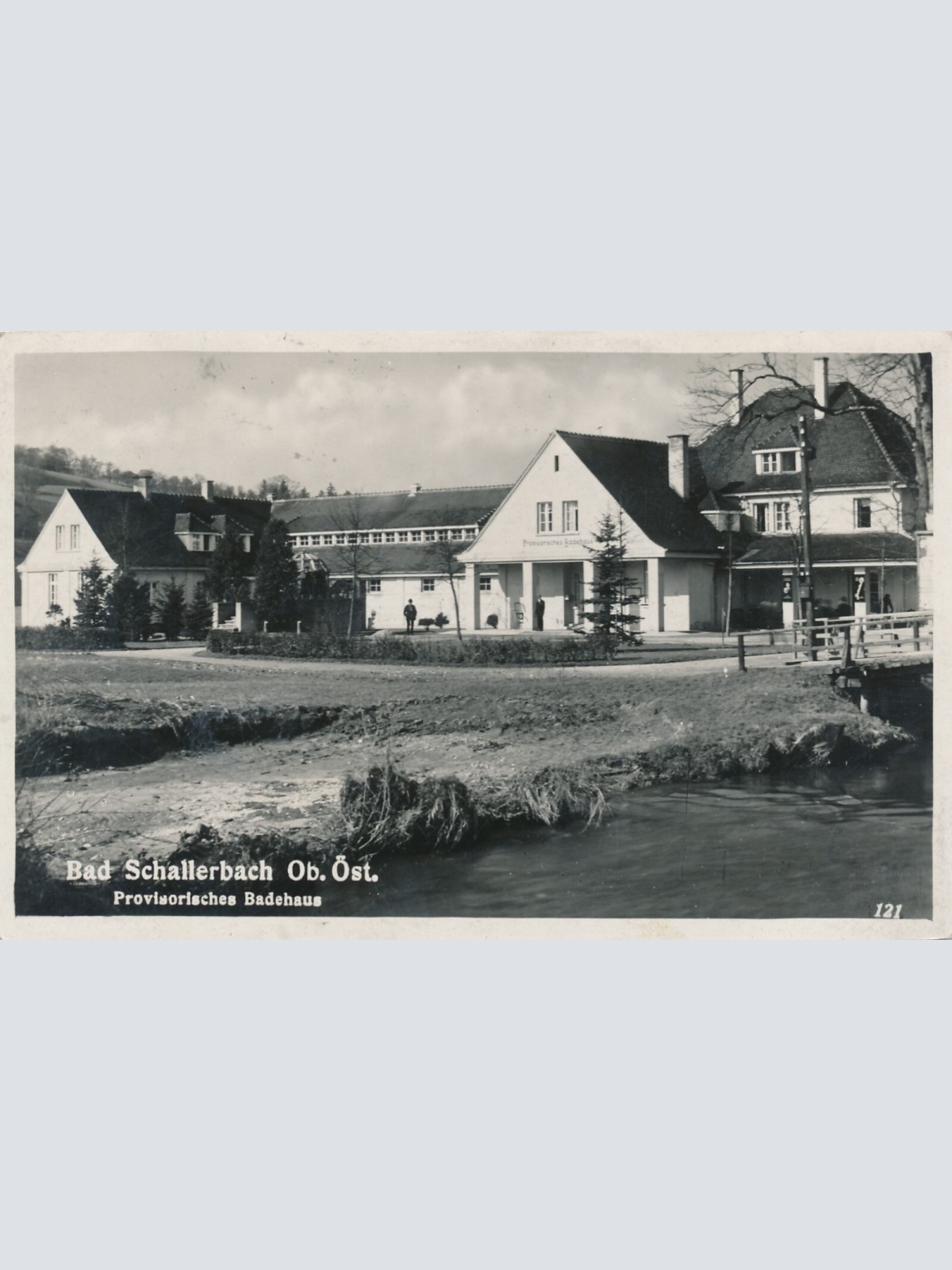 AK aus Bad Schallerbach mit Badehaus Oberösterreich Ansichtskarte (8231)