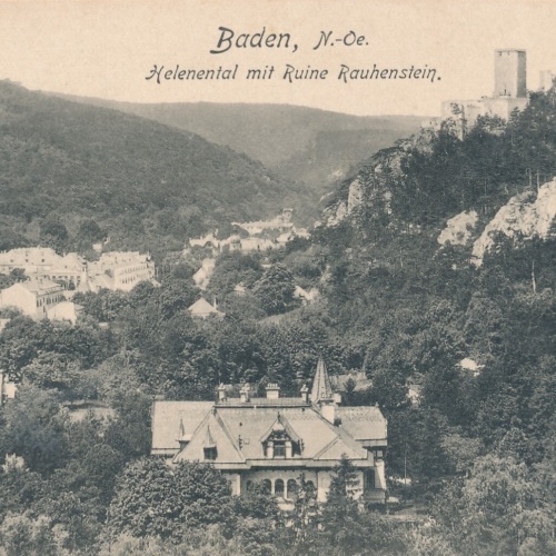 AK aus Baden mit Helenental und Ruine Niederösterreich Ansichtskarte (8135)