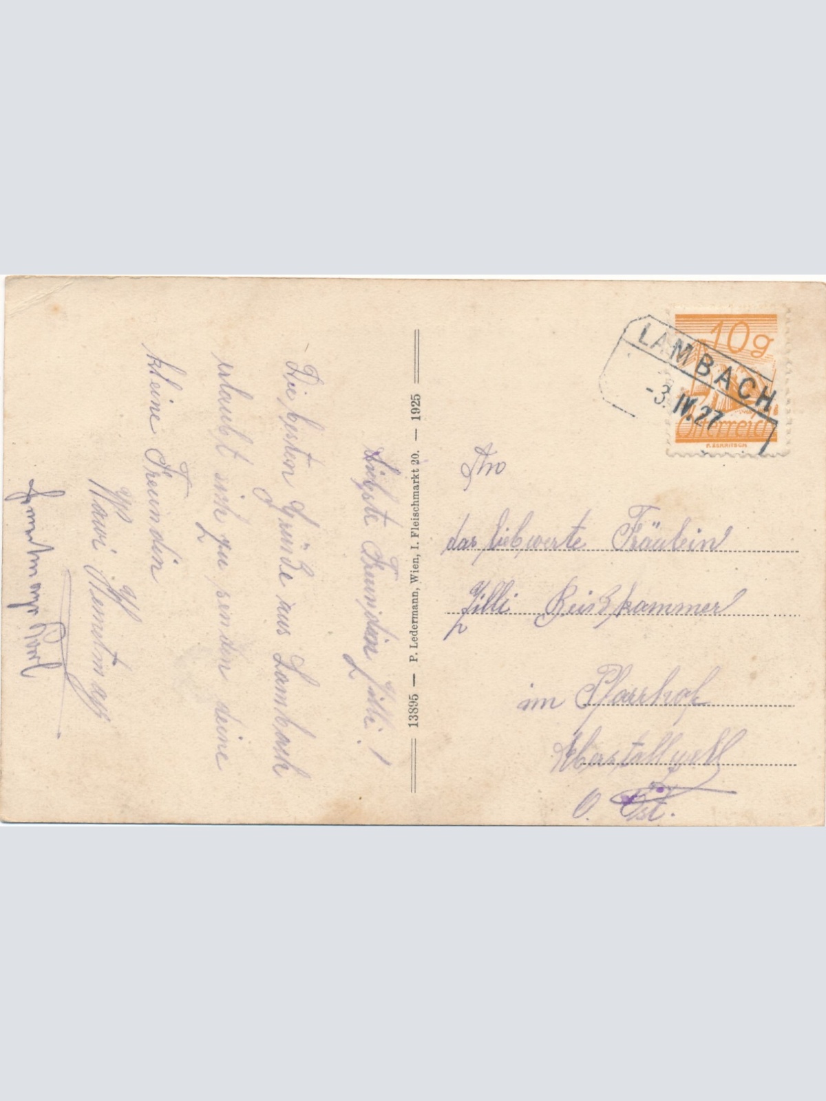 AK aus Lambach mit Benediktienerstfit Oberösterreich Ansichtskarte (8171)