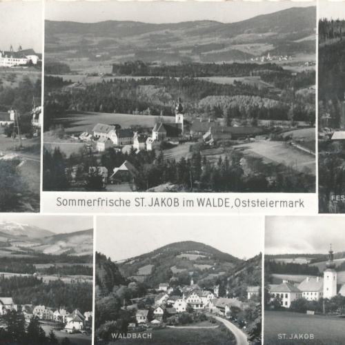 AK aus St. Jakob im Walde Mehrbildkarte Steiermark (8321)