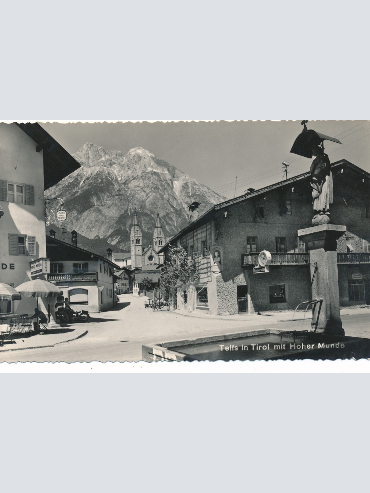 AK aus Telfs in Straßenansicht Tirol Ansichtskarte (8316)