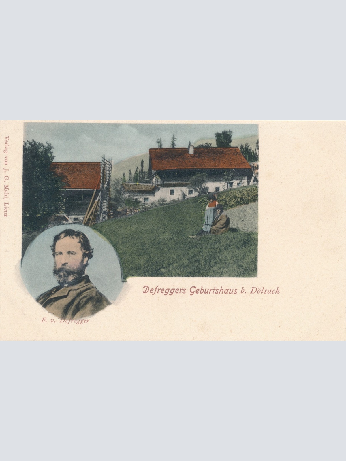 AK aus Dölsach Defreggers Geburtshaus Tirol Ansichtskarte (8307)