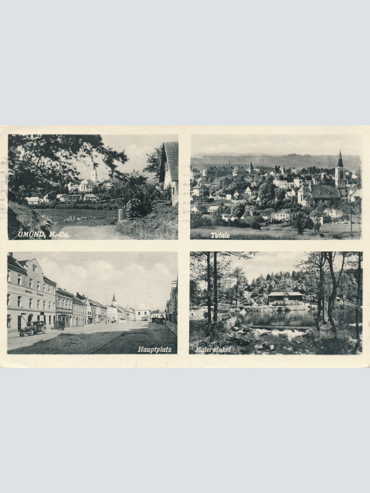 AK aus Gmünd Mehrbildkarte Niederösterreich (6649)