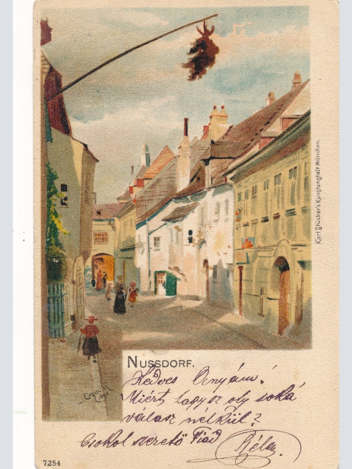 AK aus Nussdorf Wien Ansichtskarte (8251)