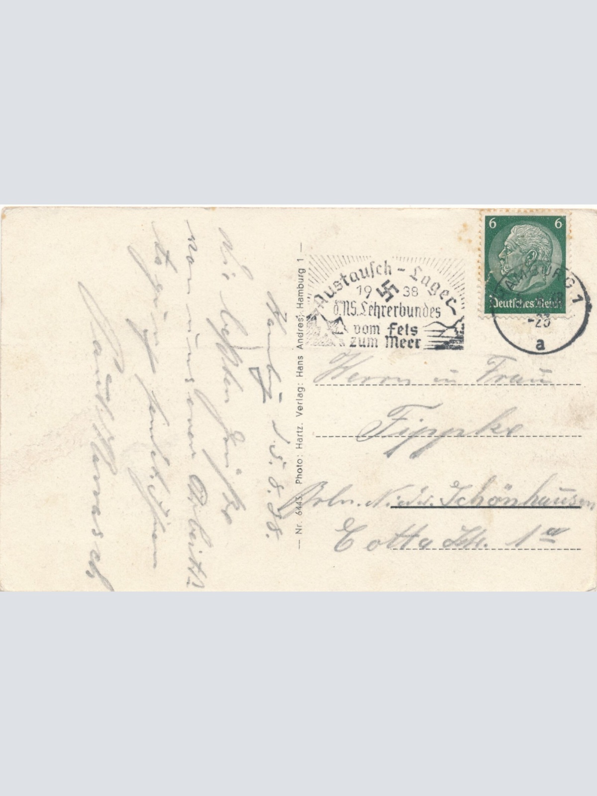 AK aus Hamburg mit Hafen Ansichtskarte (8260)