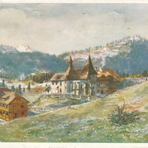 AK aus Flattnitz mit Gast und Kurhaus Kärnten Ansichtskarte (8291)