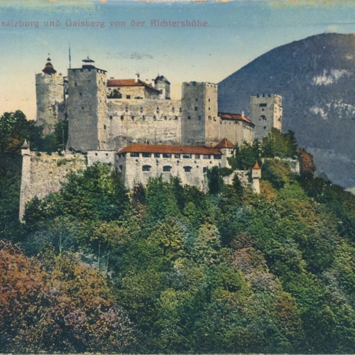 AK aus von der Feste Hohensalzburg Salzburg Ansichtskarte (8297)