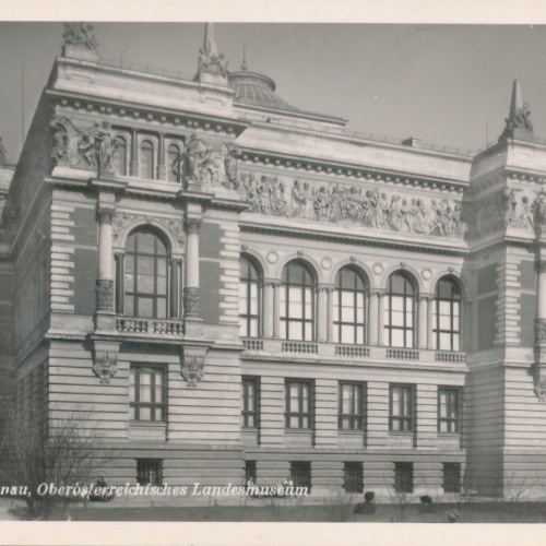 AK aus Linz an der Donau mit Landesmuseum Oberösterreich Ansichtskarte (8281)