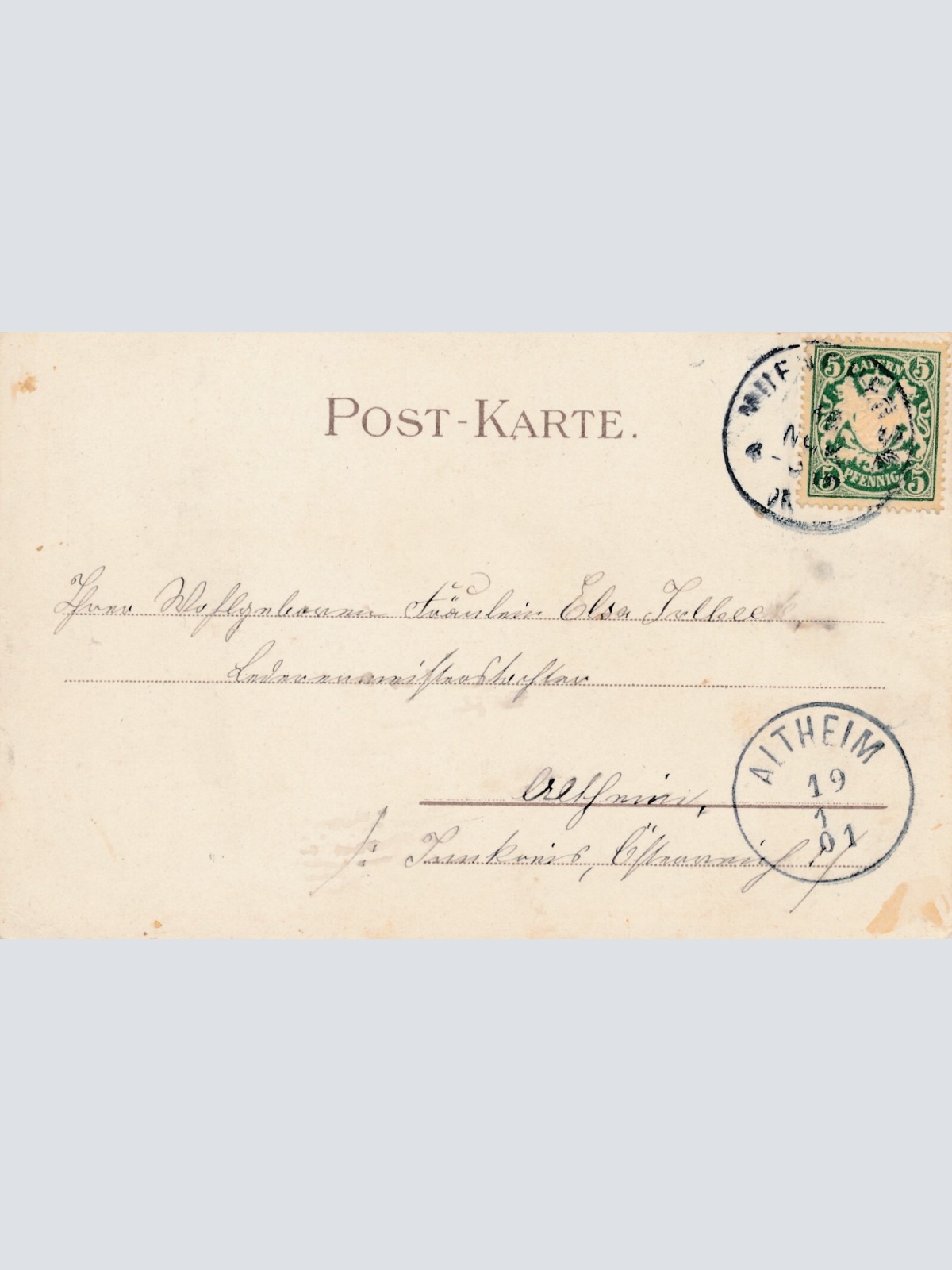 Buch - Litho - Karte gruss aus München Marienplatz Bayern (6595)