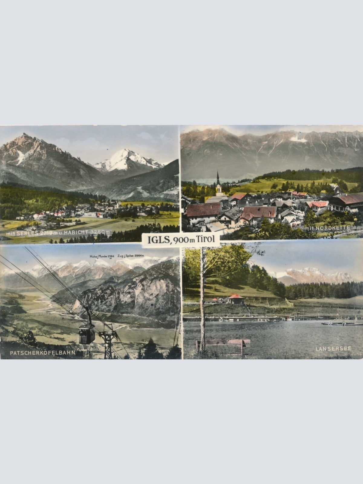 AK aus Igls Mehrbildkarte Tirol Ansichtskarte (8084)
