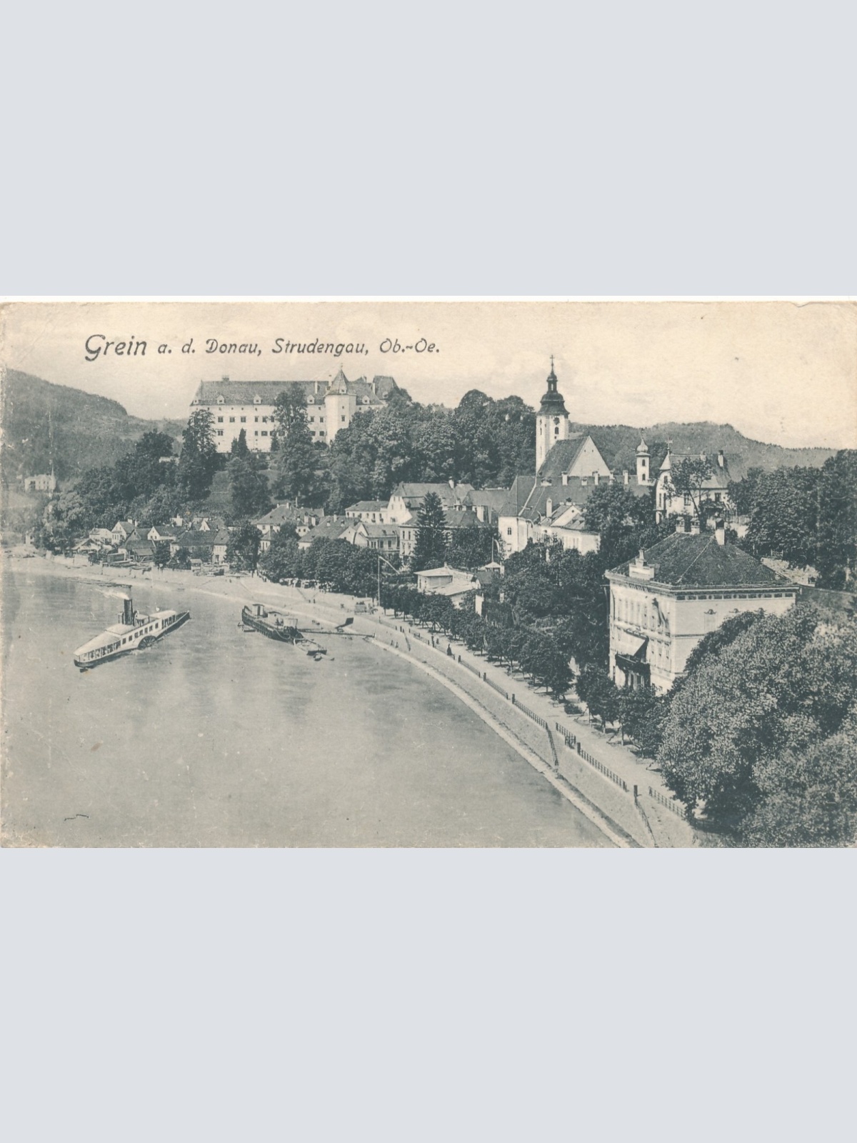 AK aus Grein an der Donau Strudengau Oberösterreich Ansichtskarte (8530)