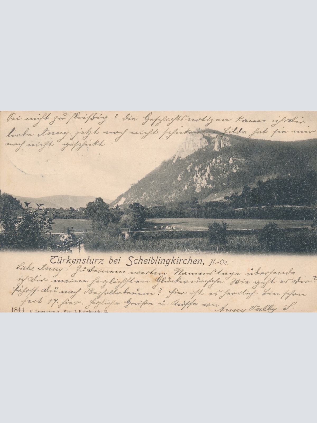 AK Türkensturz bei Scheiblingkirchen Niederösterreich Ansichtskarte (8126)