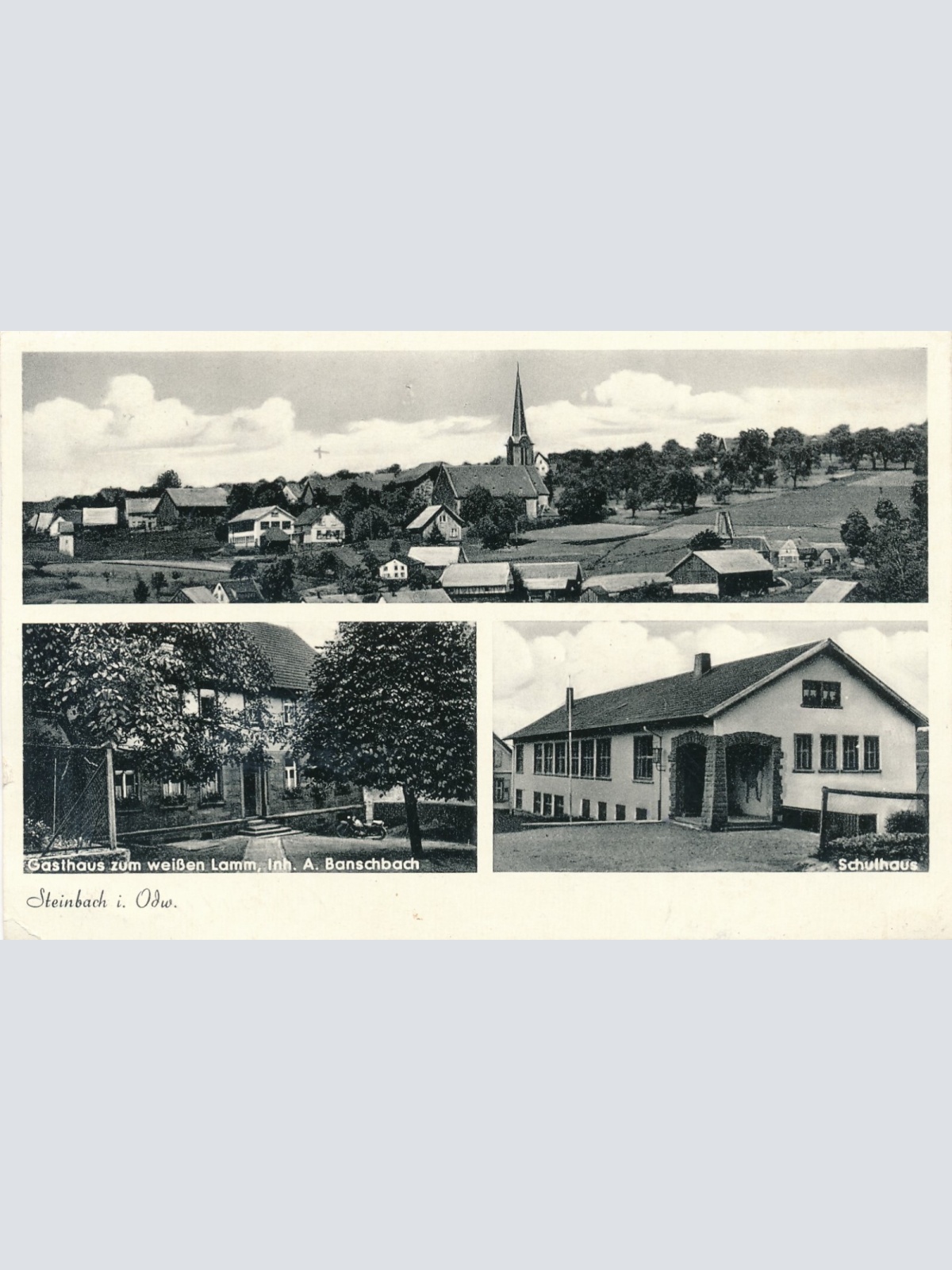 AK aus Steinbach im Odenwald Hessen Mehrbildkarte Ansichtskarte (8568)