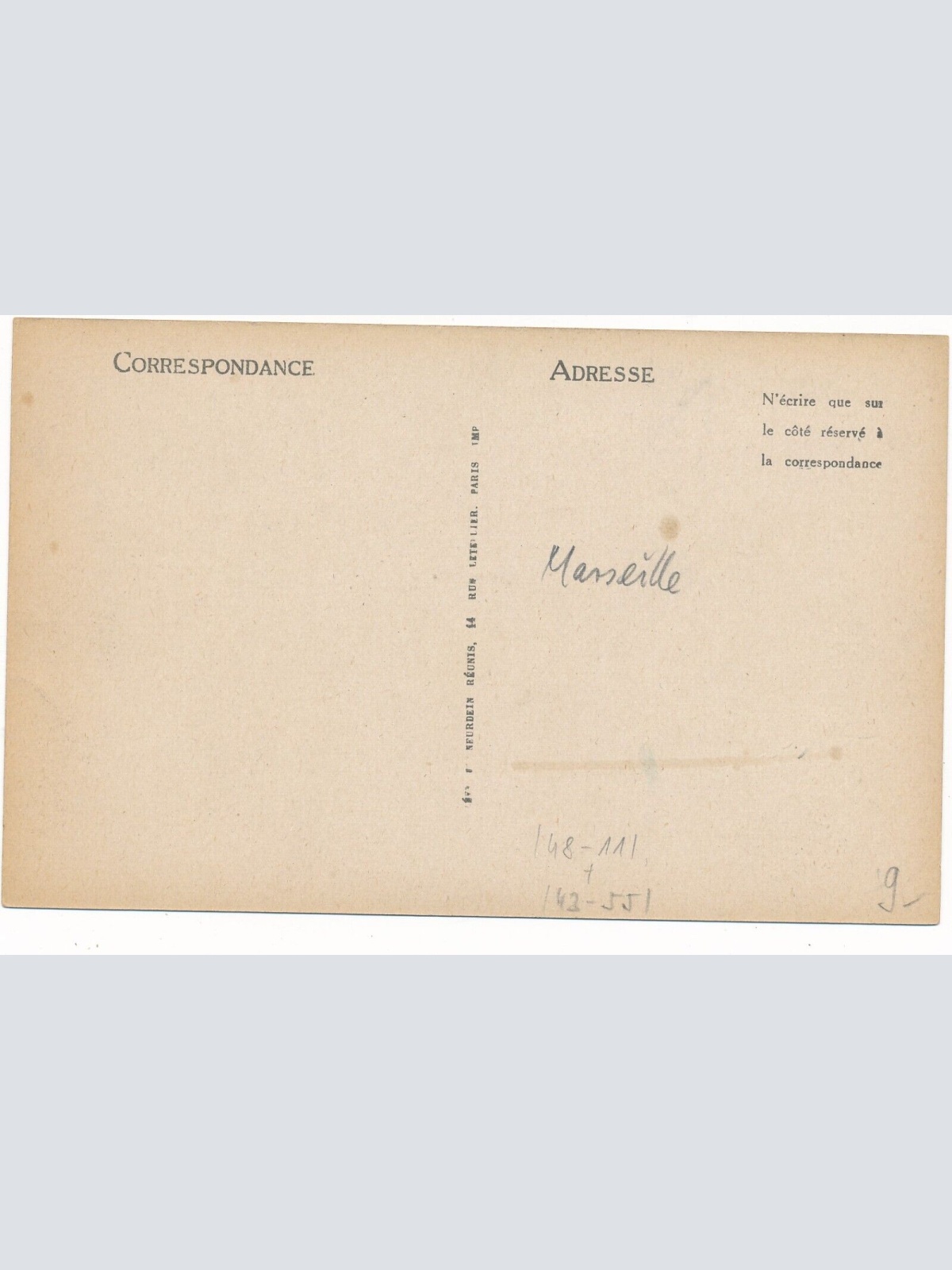 Künstler Karte aus Marseille Frankreich mit Riesen Fisch Ansichtskarte (8571)