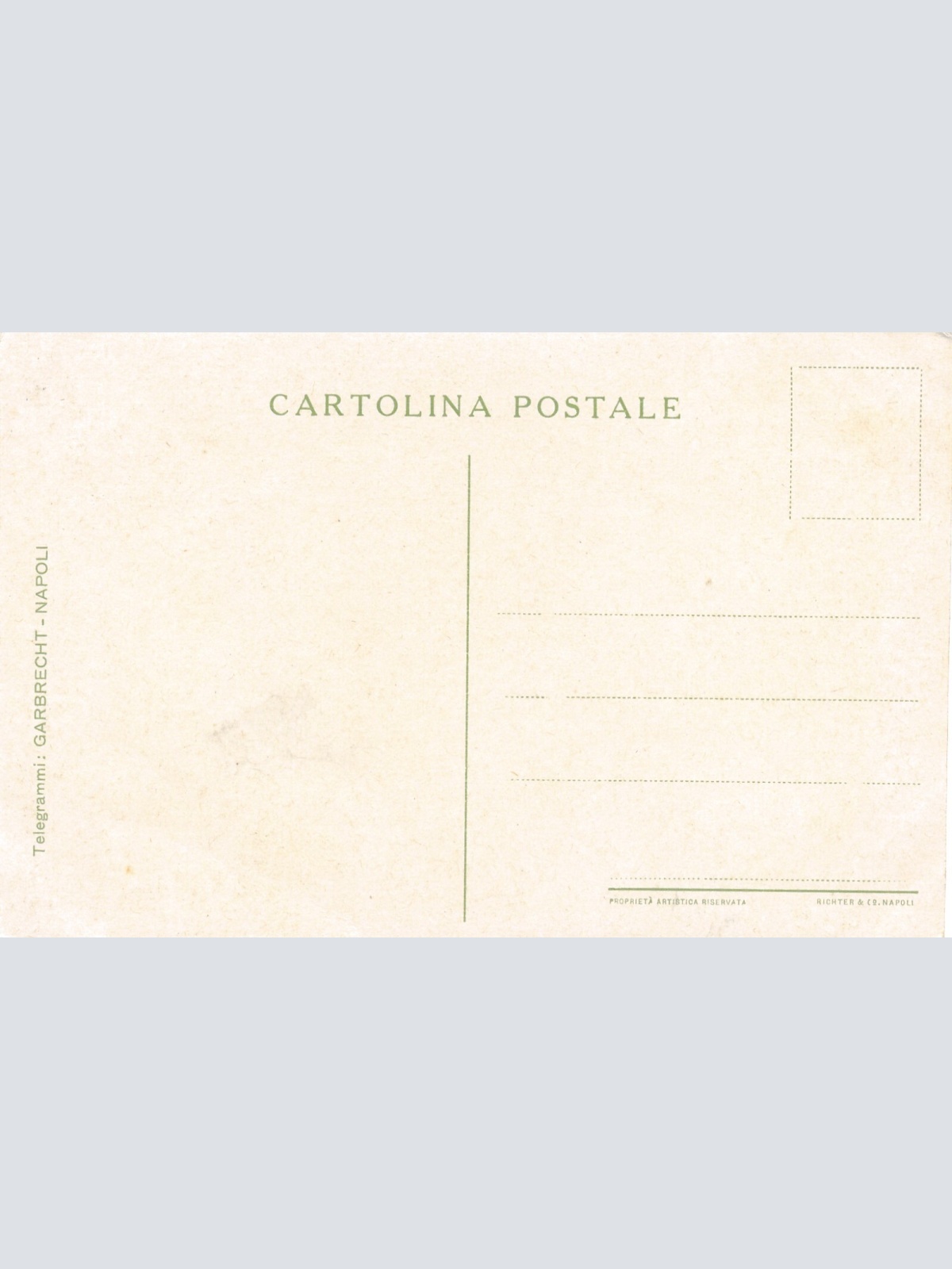 AK aus Napoli mit Hotel Continental Italien Ansichtskarte (8555)