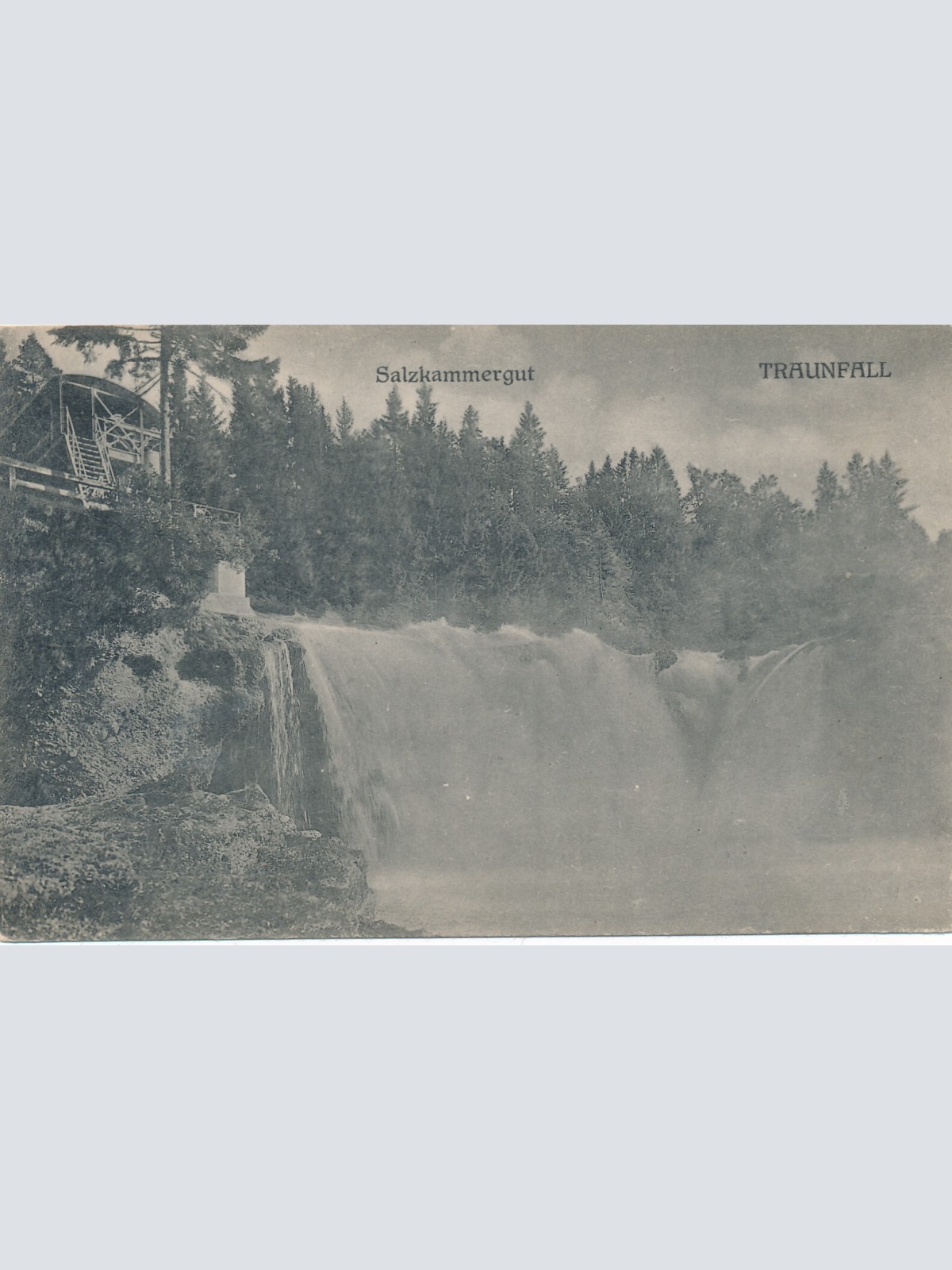 AK aus Gmunden mit Traunfall Oberösterreich Ansichtskarte (8460)