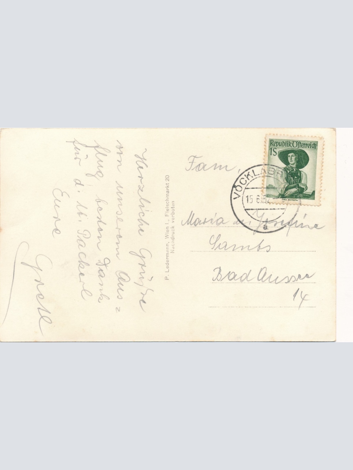 AK aus Braunau am Inn mit Innbrücke Oberösterreich Ansichtskarte (8501)