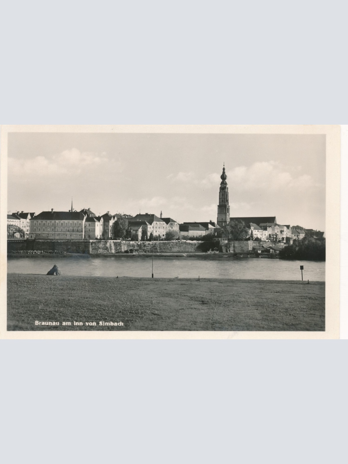 AK aus Braunau am Inn mit Simbach Oberösterreich Ansichtskarte (8497)