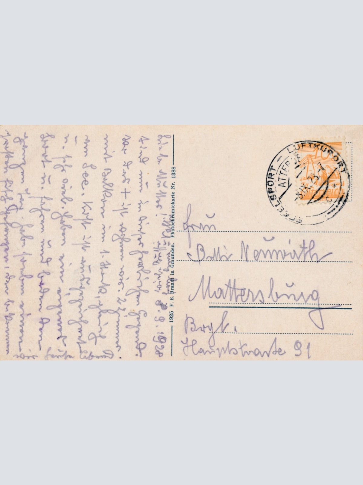 AK aus Litzlberg am Attersee Oberösterreich Ansichtskarte (8676)