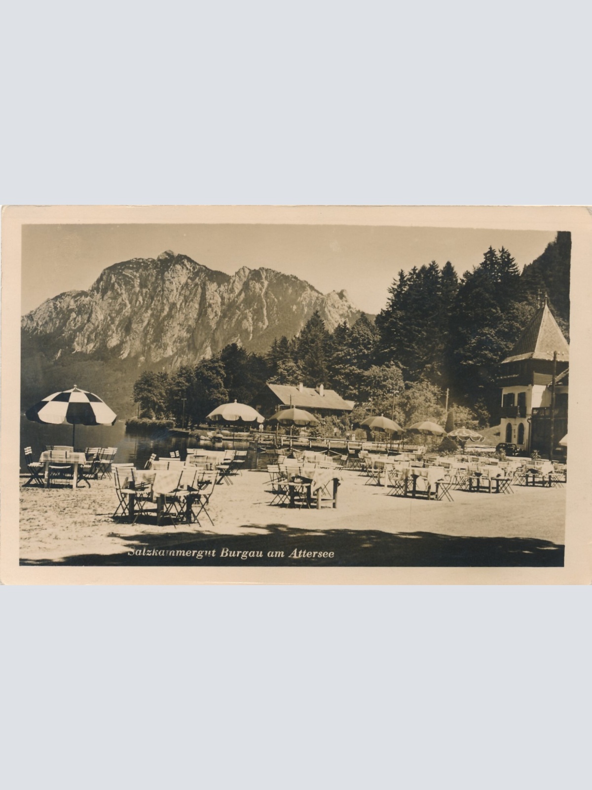 AK aus Burgau am Attersee Oberösterreich Ansichtskarte (8670)